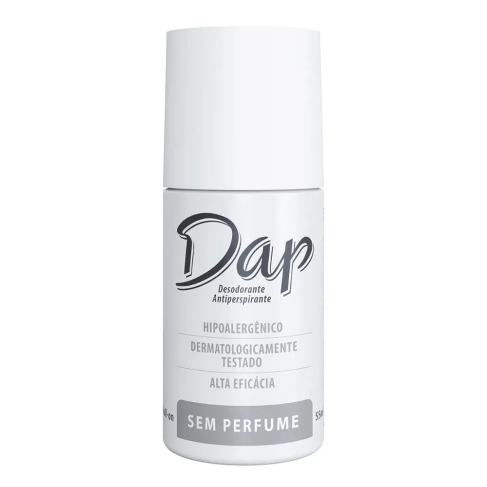 Desodorante Hipoalergênico Dap Roll On Sem Perfume (55ml)